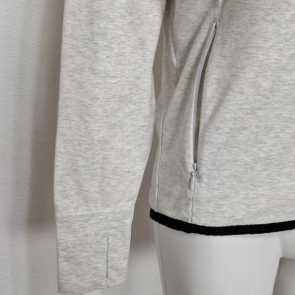 Athleta Heather Gray Gorpcore Sentry Anorak Full Zip Athleisure Hoodie Jacket *S - Picture 7 of 14